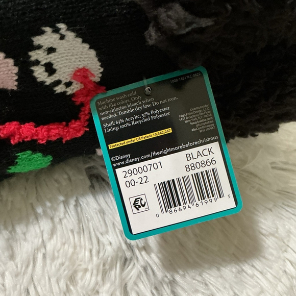 Disneys Tim Burtons Nightmare Before Christmas Slipoer Socks 4-10 - Picture 6 of 7